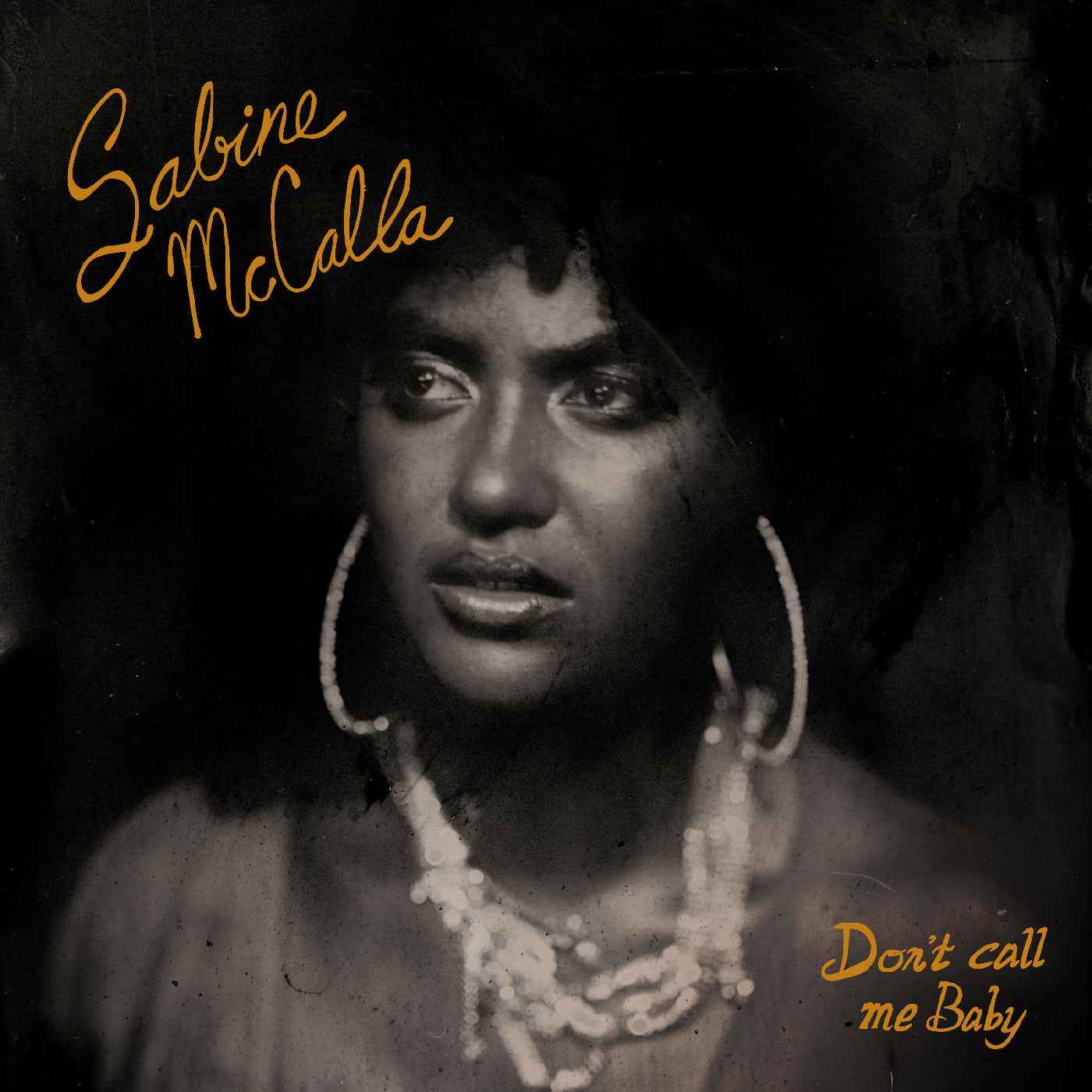 Sabine Mccalla - Don'T Call Me Baby (Orange / Black Marble Vinyl) Vinyl Record