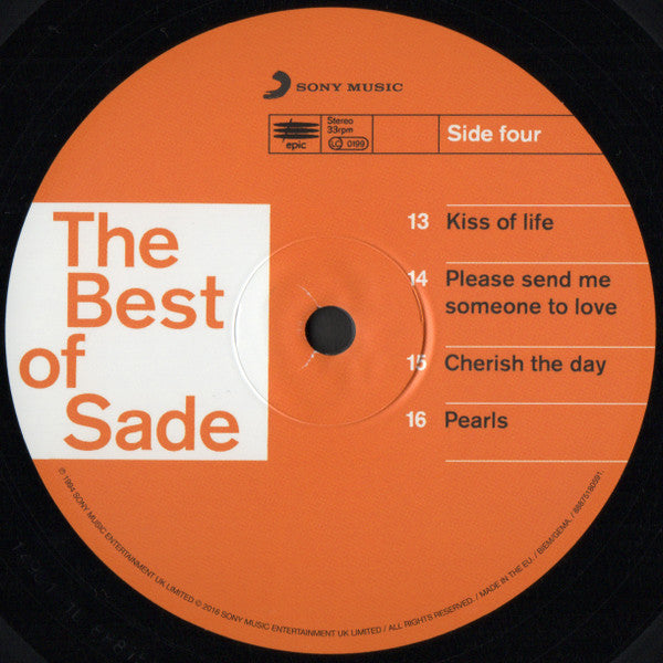 Sade The Best Of Sade Sony Music, Epic 2xLP, Comp, RE, Gat Mint (M) Mint (M)