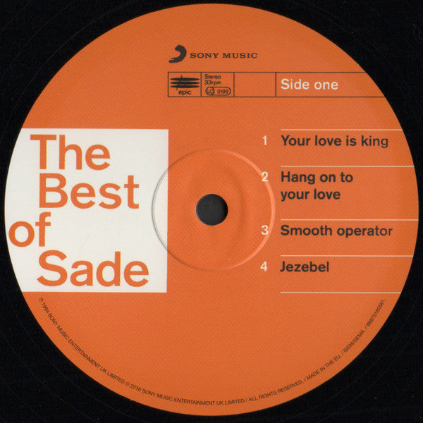 Sade - The Best Of Sade | Mint (M) Mint (M)