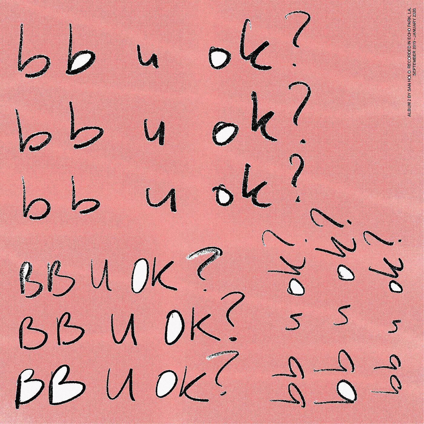 bb u ok? (CLEAR VINYL) Vinyl Record