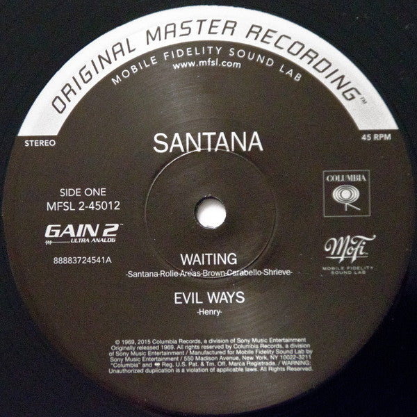 Santana - Santana Vinyl Record