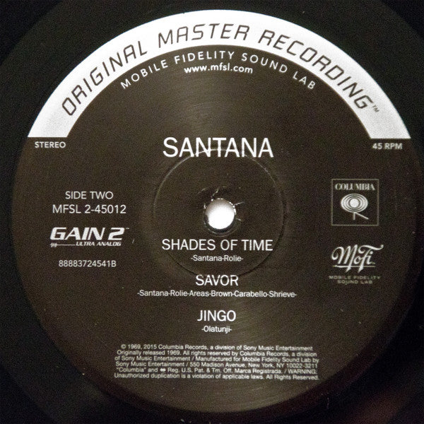 Santana - Santana Vinyl Record