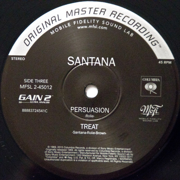 Santana - Santana Vinyl Record