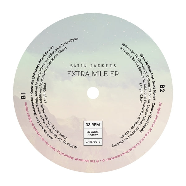 SATIN JACKETS - Extra Mile [12"] Vinyl Record