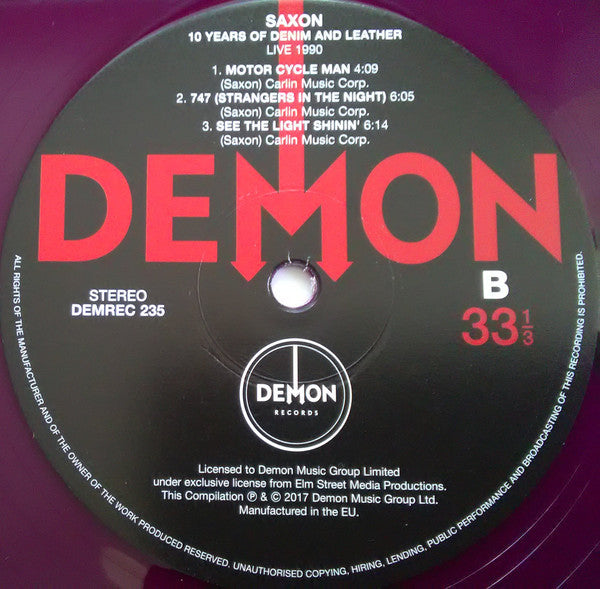 10 Years Of Denim And Leather - Live 1990 | Mint (M) Mint (M)