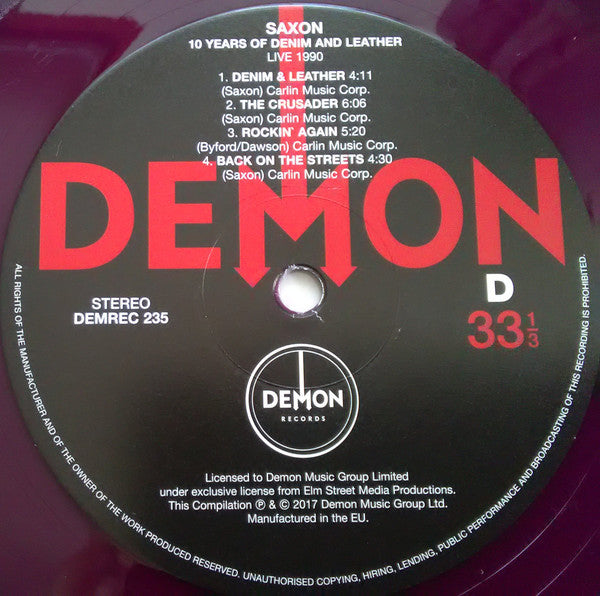 10 Years Of Denim And Leather - Live 1990 | Mint (M) Mint (M)