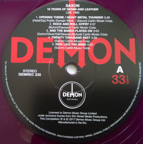 10 Years Of Denim And Leather - Live 1990 | Mint (M) Mint (M)