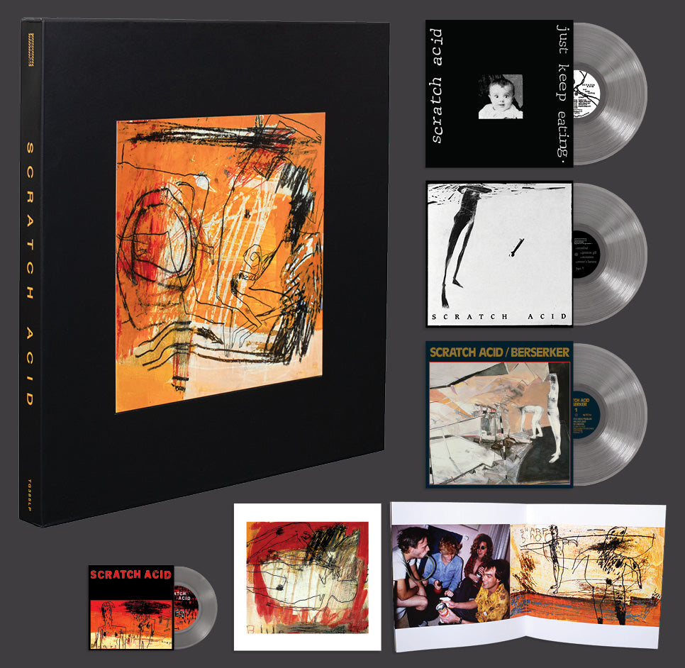 Scratch Acid Box Set (3xLP+7" - Clear) Vinyl Record