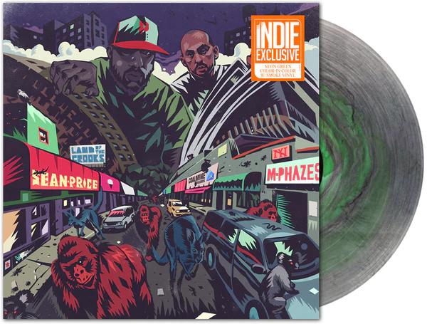 Sean Price & M-Phazes Land Of The Crooks (Indie Exclusive, Colored Vinyl, Green, Smoke) Vinyl Record