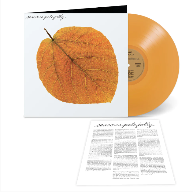 Pete Jolly Seasons (Clear Amber) Vinyl Record