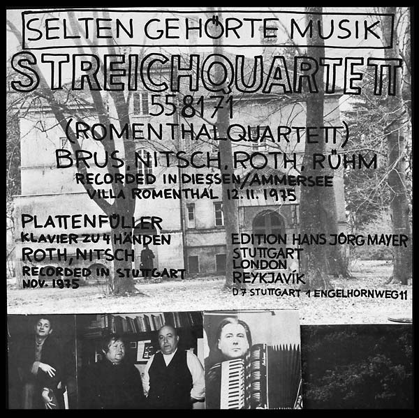 Streichquartett 558171 (Romenthalquartett) Music CD