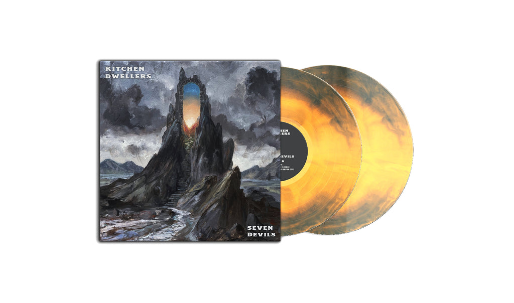 Kitchen Dwellers Seven Devils (Numbered, 2xLP, 180g, Blue & Orange Galaxy) Vinyl Record