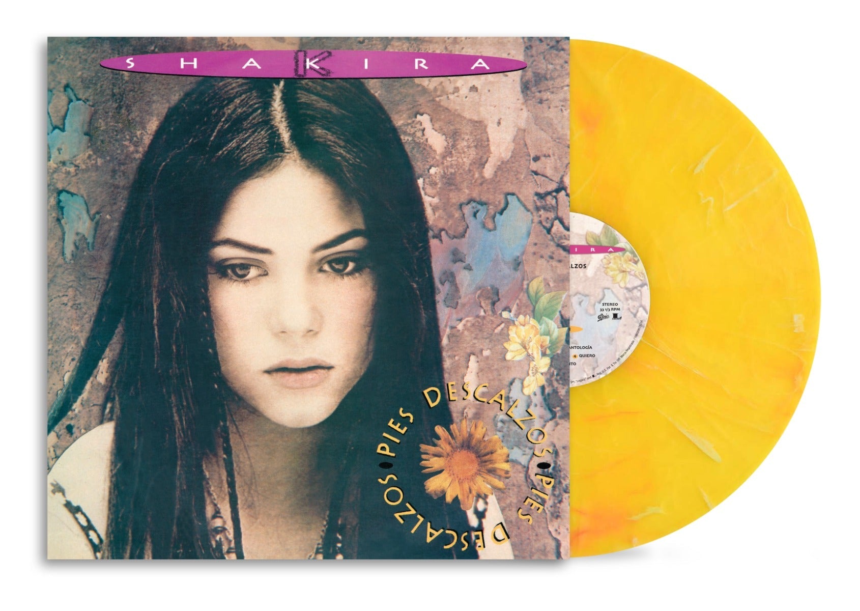 Pies Descalzos (30Th Anniversary Vibrant Yellow W/Red Swirl Marble Colored Vinyl) Vinyl Record