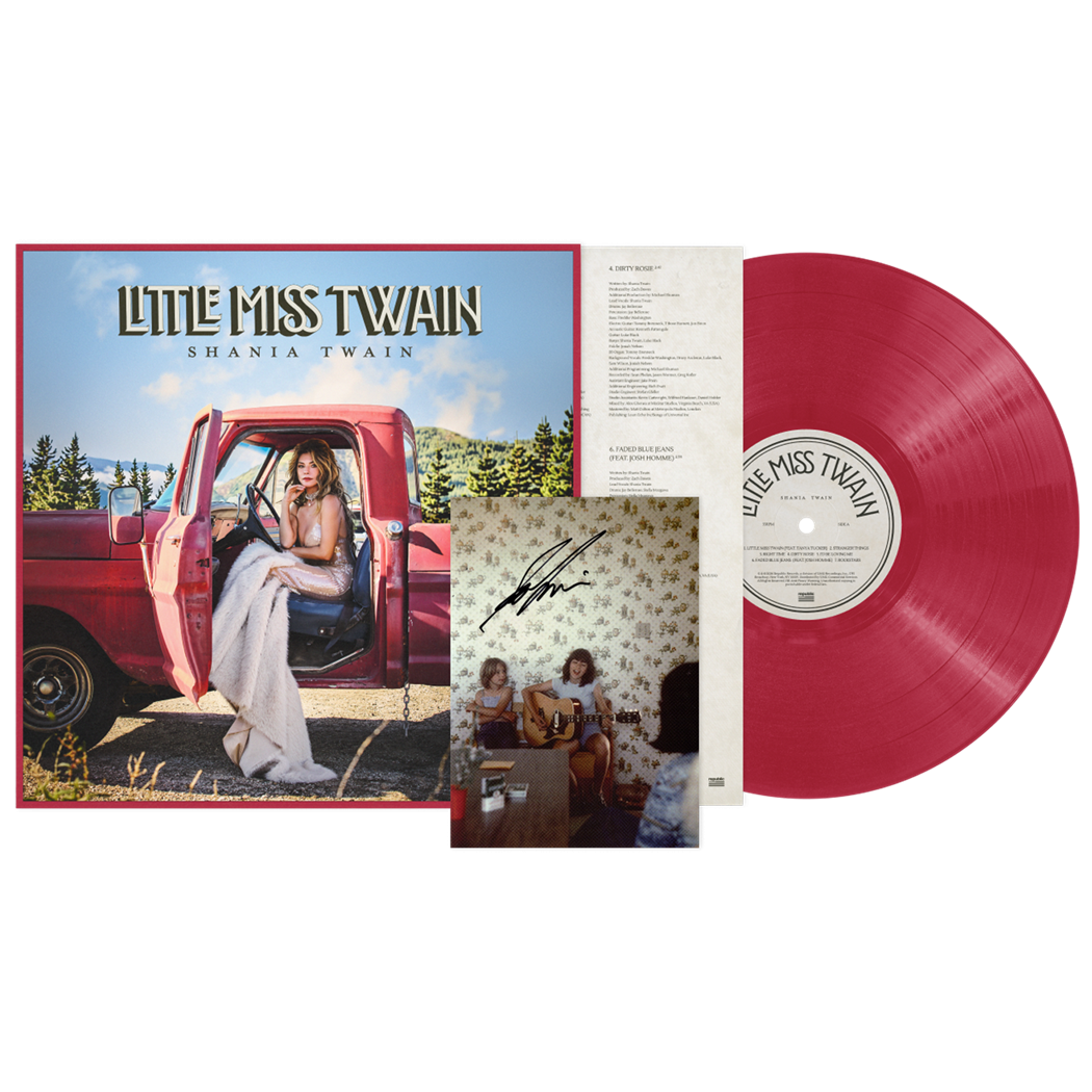 Shania Twain - Little Miss Twain (Limited Indie Exclusive) [Rosie Red LP] [Signed Insert] Vinyl Record