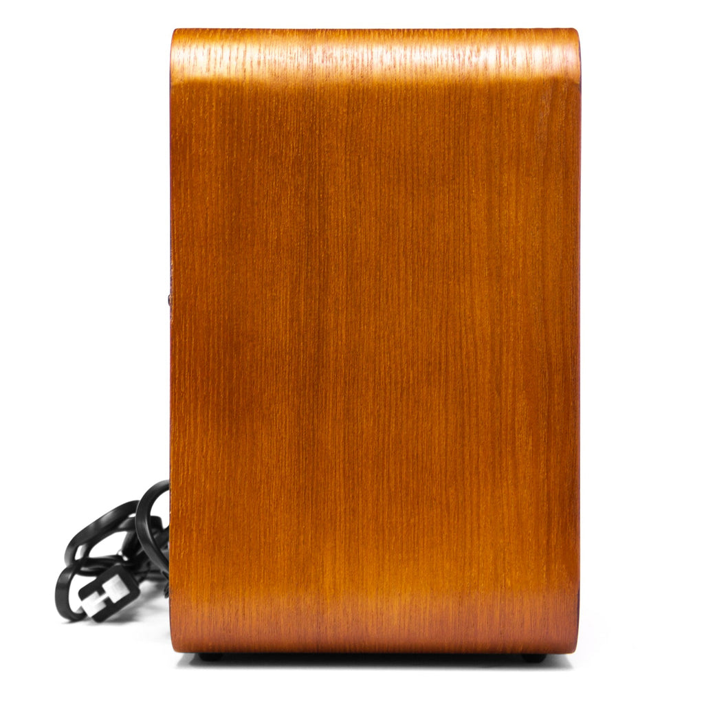 Fuse RAD Retro Vintage Real Ashtree Wood Veneer AM/FM Radio