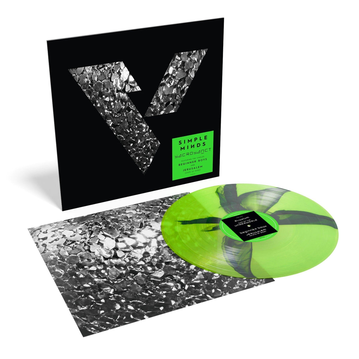 PRE-ORDER: Simple Minds - Sacrosanct (Indie Exclusive) [Green/Black Inkplosion LP] Vinyl Record