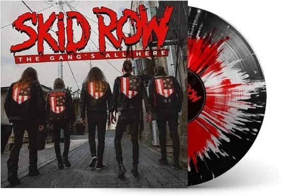 Skid Row The Gang's All Here (Indie Exclusive, Limited Edition, Black, Red, White Splatter) Vinyl Record