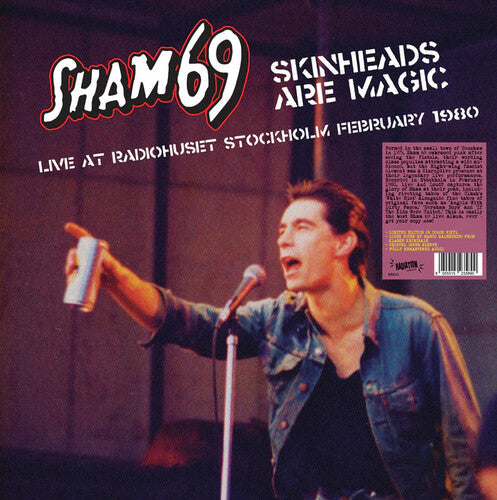 Sham 69 Skinheads Are Magic: Live In Stockholm 02/02/1980 [RSD 04/26/24 Red Marble] Vinyl Record