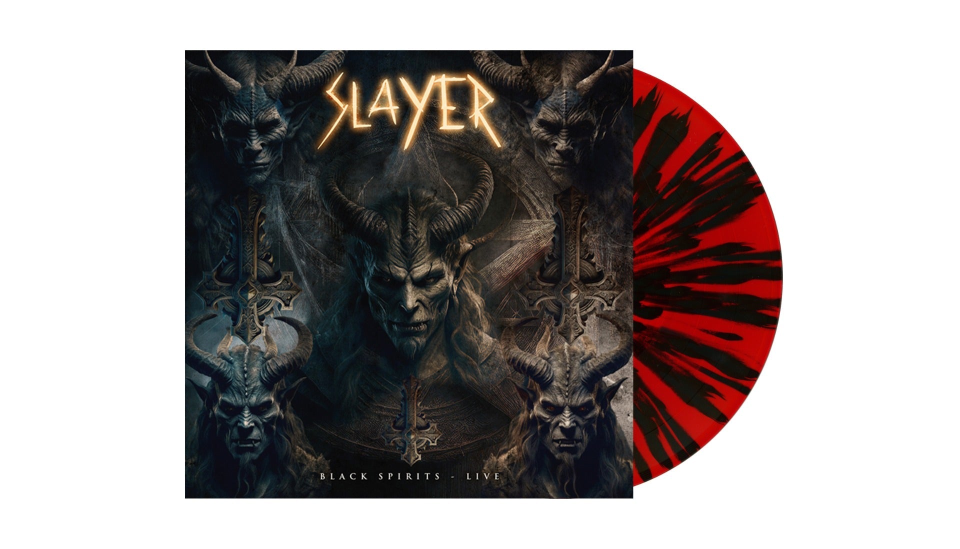 Black Spirits - Live (Red W/ Black Splatter Vinyl) Vinyl Record