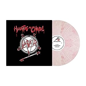 Slayer Haunting The Chapel (Colored Vinyl, Red & White Marble) Vinyl Record