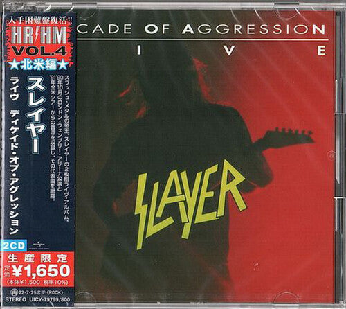 SLAYER - Live: Decade Of Aggression (Reissue, Japan) [Import] (2 Cd's) Music CD