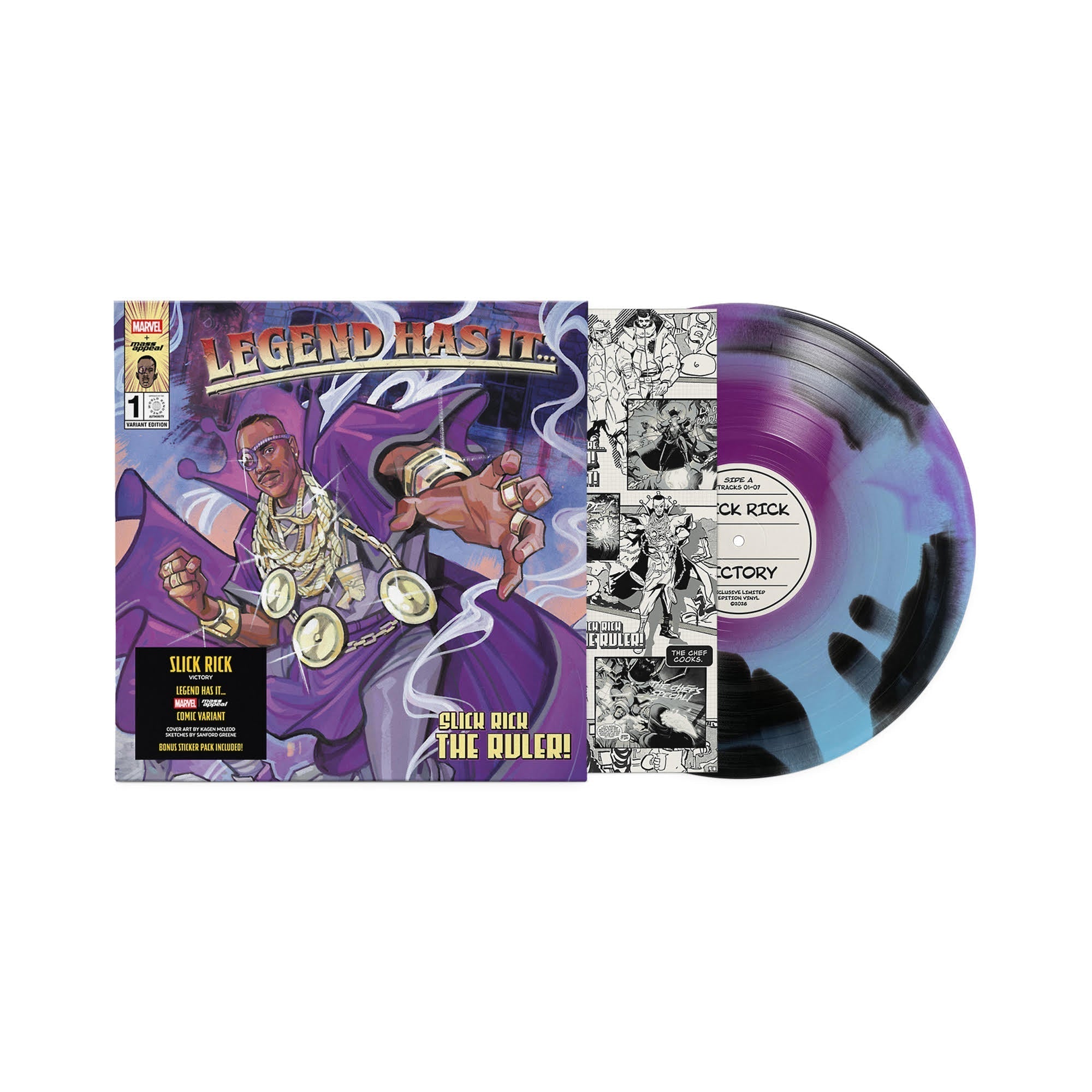 Slick Rick - Victory [Purple/Black Marble Vinyl] Vinyl Record