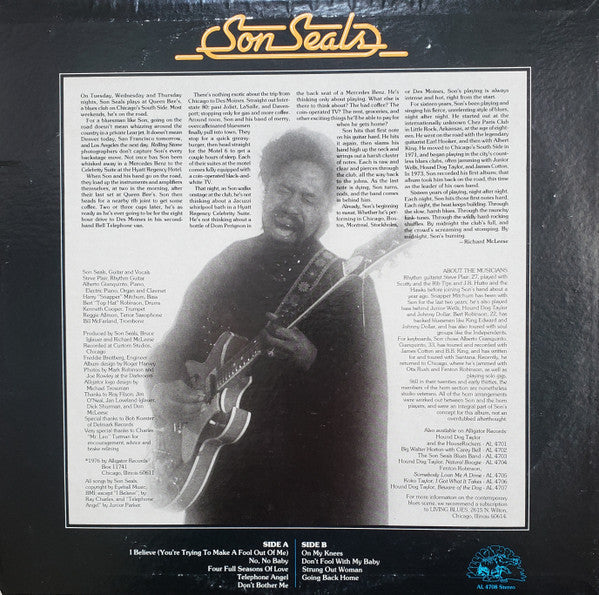 Son Seals - Midnight Son | Near Mint (NM) Very Good Plus (VG+)