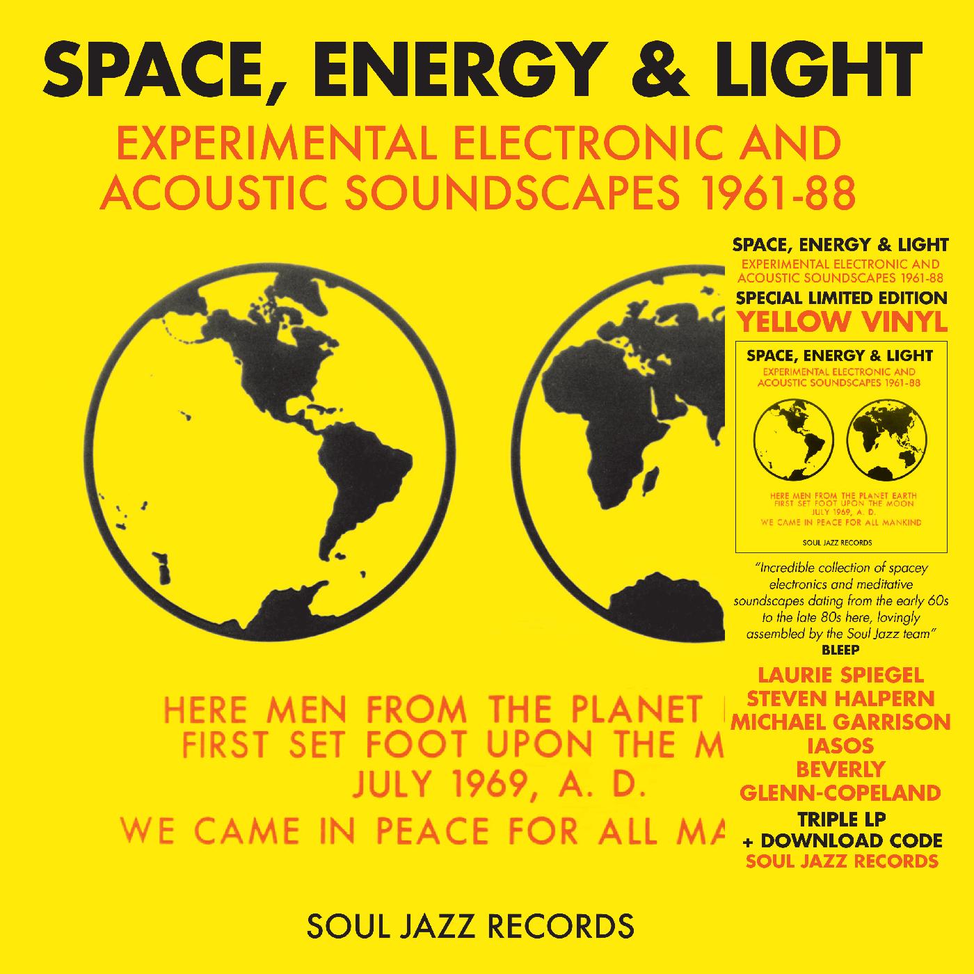 Space, Energy & Light: Experimental Electronic And Acoustic Soundscapes 1961-88 (YELLOW VINYL) Vinyl Record
