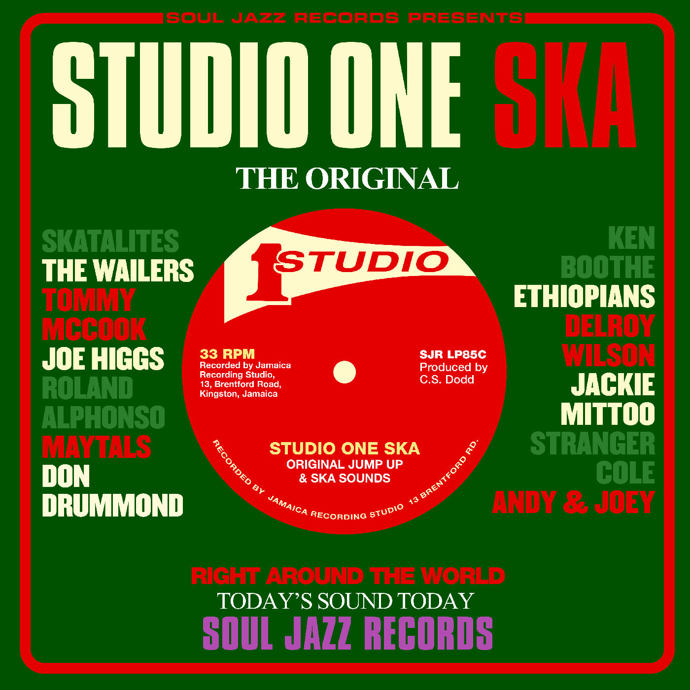 Soul Jazz Records Presents - Studio One Ska Music CD