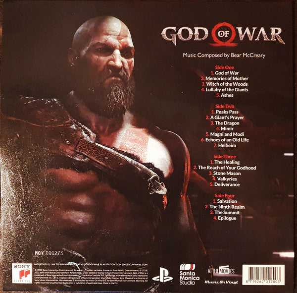 Bear McCreary God Of War 2xLP Mint (M) Mint (M)