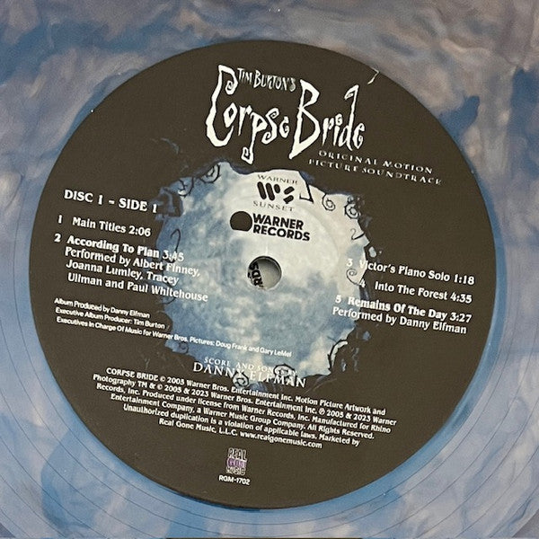 Tim Burton's Corpse Bride (IRIDESCENT BLUE VINYL | Mint (M) Mint (M)