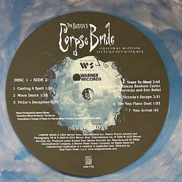 Tim Burton's Corpse Bride (IRIDESCENT BLUE VINYL | Mint (M) Mint (M)