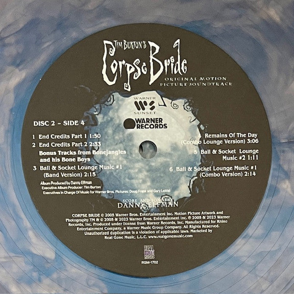 Tim Burton's Corpse Bride (IRIDESCENT BLUE VINYL | Mint (M) Mint (M)