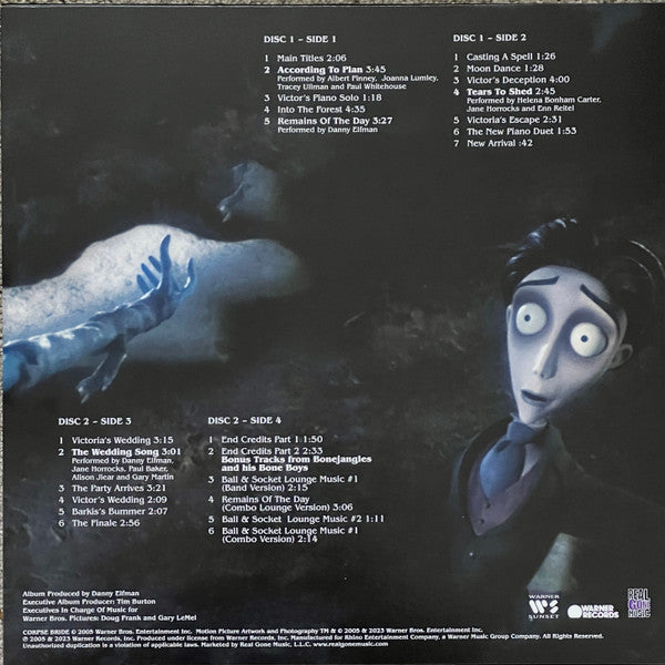 Tim Burton's Corpse Bride (IRIDESCENT BLUE VINYL | Mint (M) Mint (M)