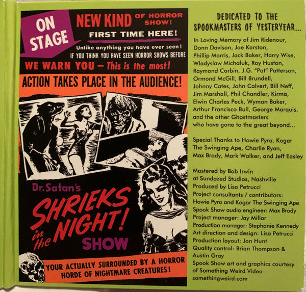 Something Weird Spook Show Spectacular A-Go-Go (CD/DVD) | Mint (M) Mint (M)