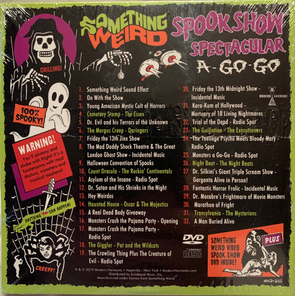 Something Weird Spook Show Spectacular A-Go-Go (CD/DVD) | Mint (M) Mint (M)