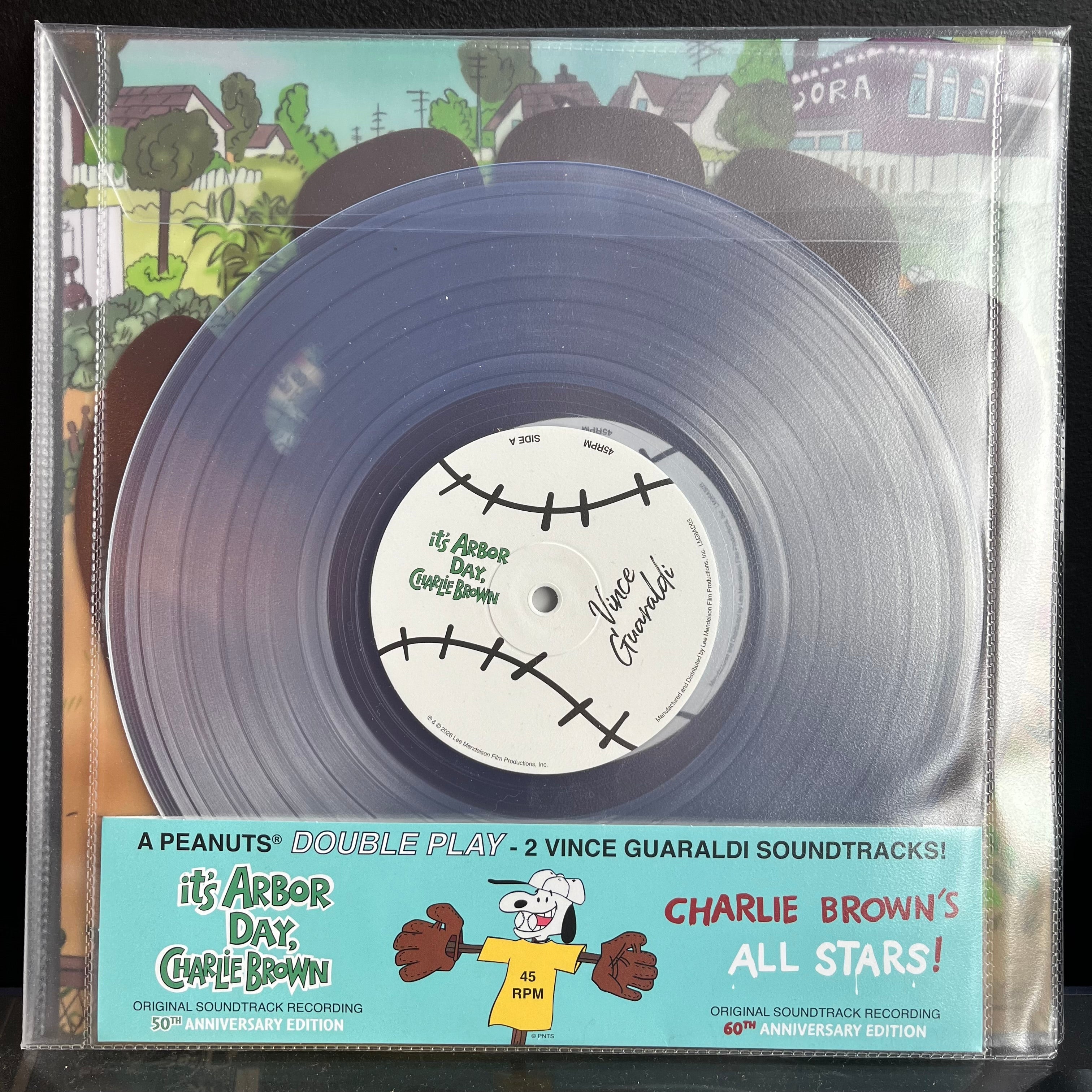 VINCE GUARALDI - IT'S ARBOR DAY, CHARLIE BROWN / CHARLIE BROWN'S (2026 RSD VINYL) | Mint (M) Mint (M)