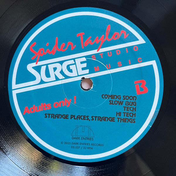 Spider Taylor - Surge Studio Music (VINYL) | Mint (M) Mint (M)