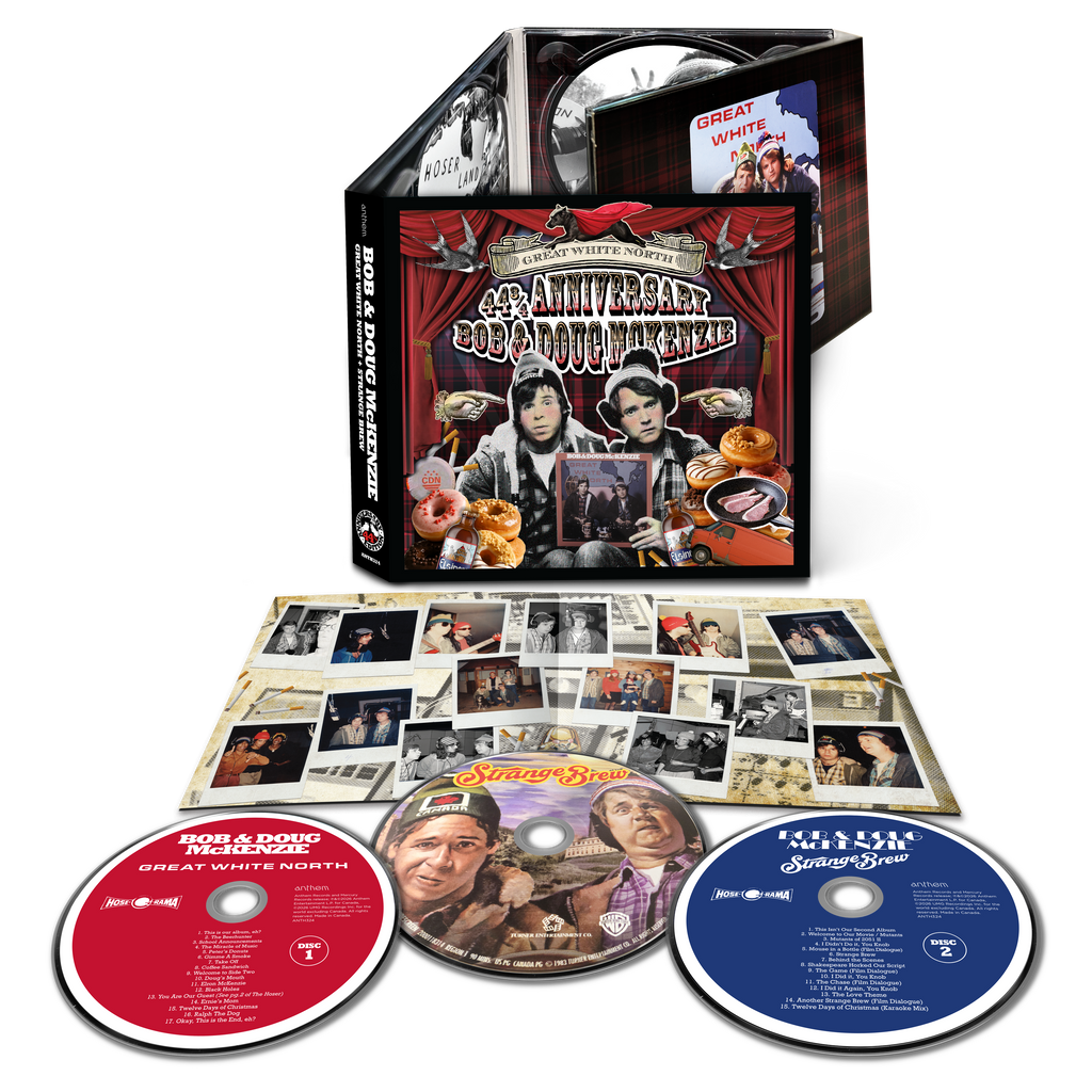 Bob & Doug McKenzie - Great White North & Strange Brew 44 3/4 Anniversary (2xCD, Blu-ray, 12 page booklet) |