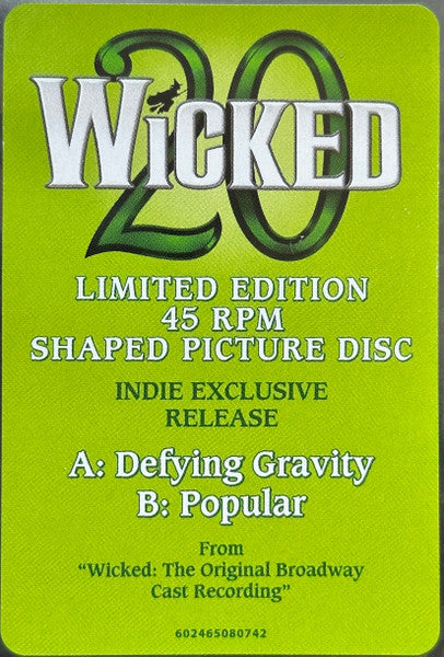 Defying Gravity / Popular (From "Wicked")(PICTURE VINYL) | Mint (M) Mint (M)