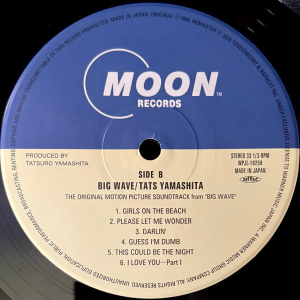 Big Wave = ビッグウェイブ (VINYL) | Mint (M) Mint (M)