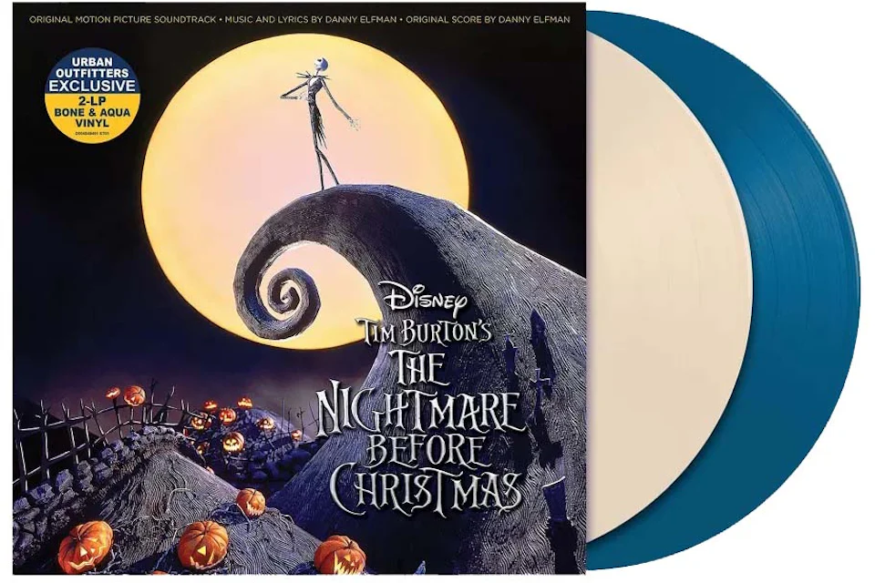 The Nightmare Before Christmas (2x BONE & AQUA VINYL) *SEAM SPLIT* | Mint (M)