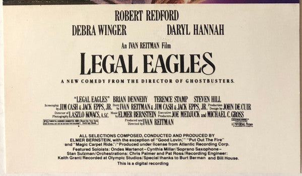 Legal Eagles (Music From The Motion Picture Soundtrack) (CASSETTE) | Mint (M) Mint (M)
