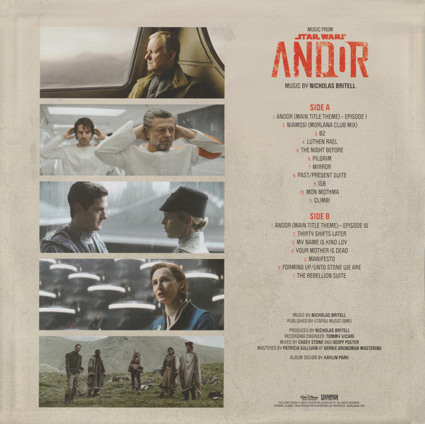 Nicholas Britell - Music From Star Wars: Andor (VINYL) | Mint (M) Mint (M)