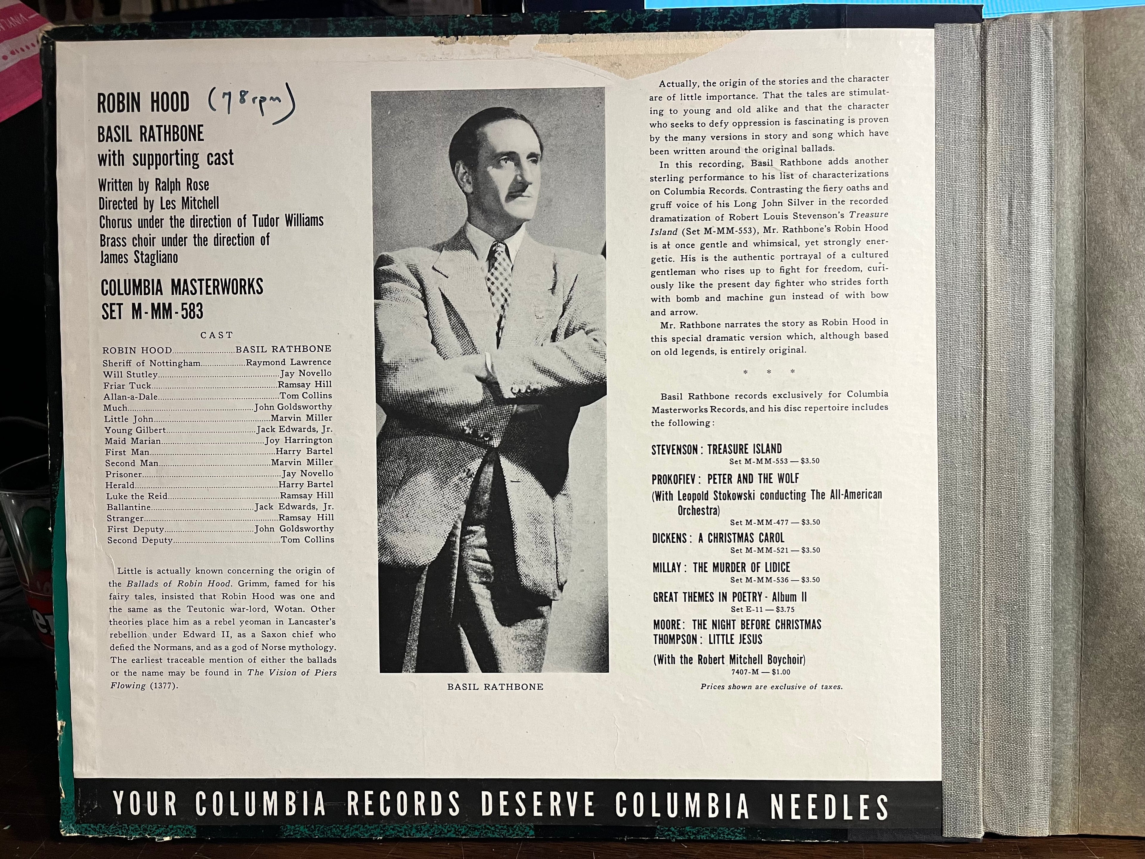 Robin Hood *78RPM* | Excellent (EX) Very Good Plus (VG+)