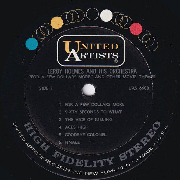 LeRoy Holmes Orchestra - For A Few Dollars More And Other Motion Picture Themes | Excellent (EX) Very Good Plus (VG+)