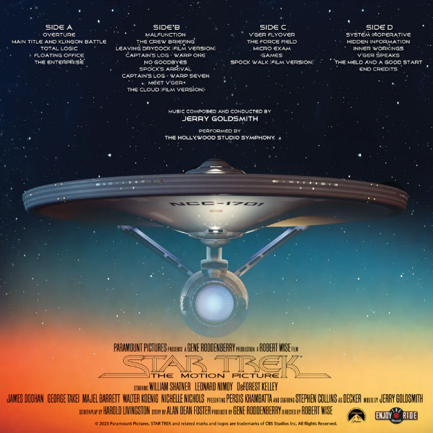 Star Trek: The Motion Picture – The Director’s Edition (Music from the Motion Picture) (LITA Exclusive 2LP Blue & White Swirl) Vinyl Record
