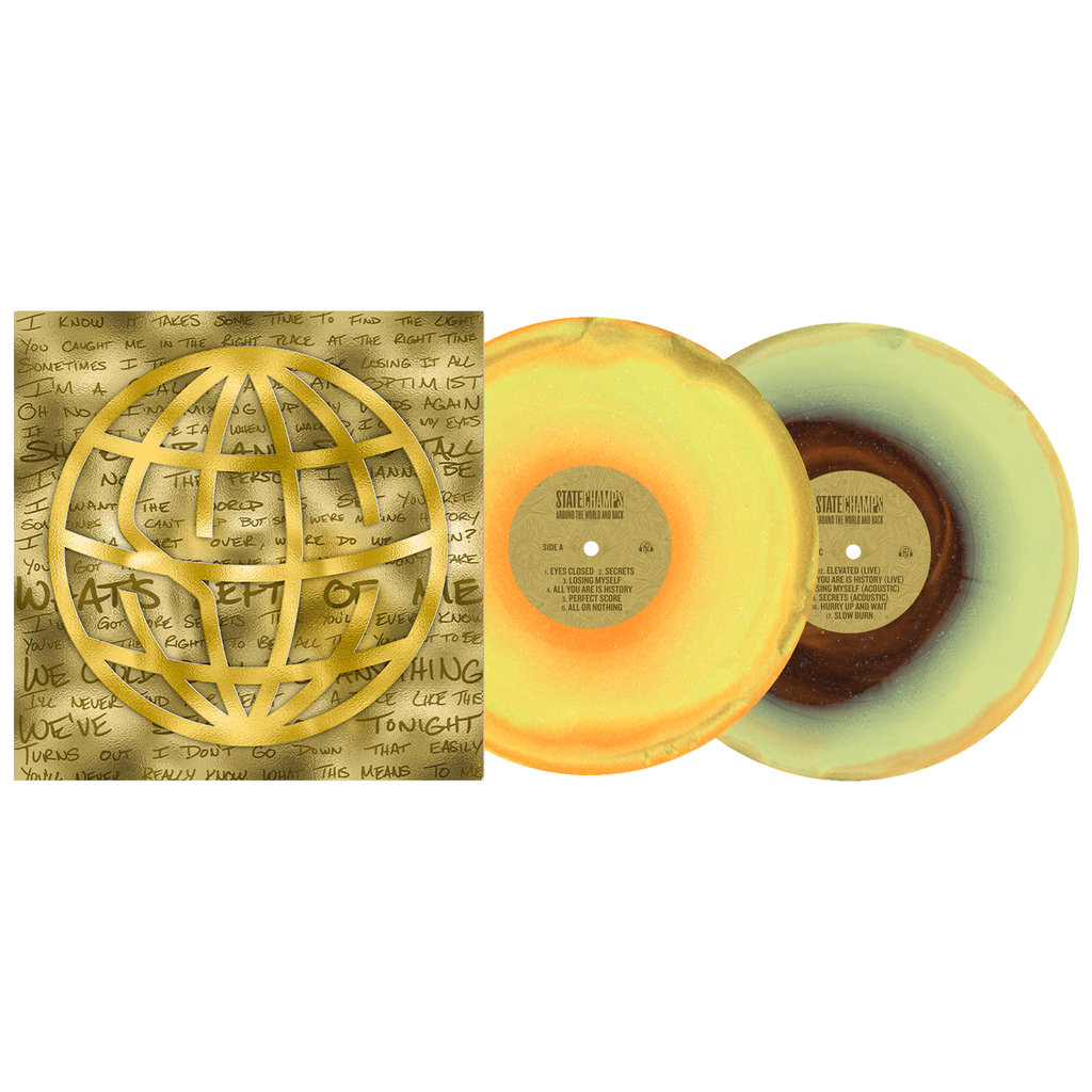 Around The World And Back (10 Year Anniversary) [Orange/Yellow/Black Ice W/ Glitter Vinyl] [2LP] Vinyl Record