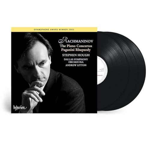 Stephen Hough/Andrew Litton/Dallas Symphony - Rachmaninoff: Piano Concertos 1-4; Paganini Rhapsody [3Lp] Vinyl Record