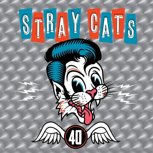 Stray Cats 40 (Colored Vinyl, White, Reissue) Vinyl Record